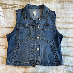 J. Crew Blue Denim Vest